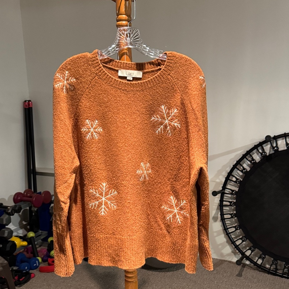 Loft-Snowflake Sweater